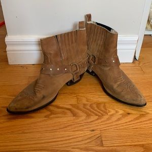 Vintage Ankle Cowboy boots